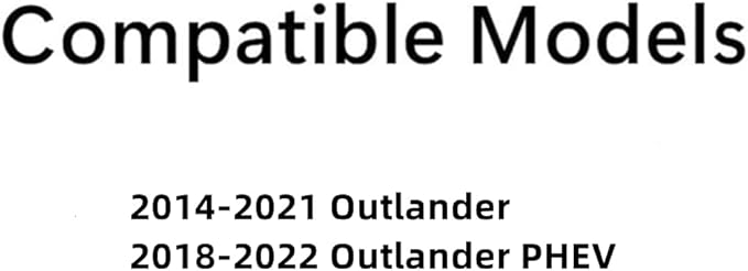 Driver Left Side Rear Door Window Door Glass Compatible with Mitsubishi Outlander 2014-2021 Models