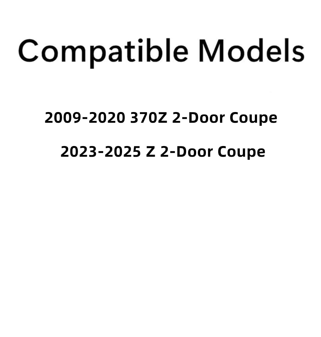 Passenger Right Side Door Window Door Glass Compatible with Nissan 370Z 2 Door Coupe 2009-2020 / Z 2023-2025 Models