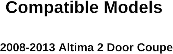 OEM Driver Left Side Rear Quarter Window Quarter Glass Compatible with Nissan Altima 2 Door Coupe 2008-2013 Models