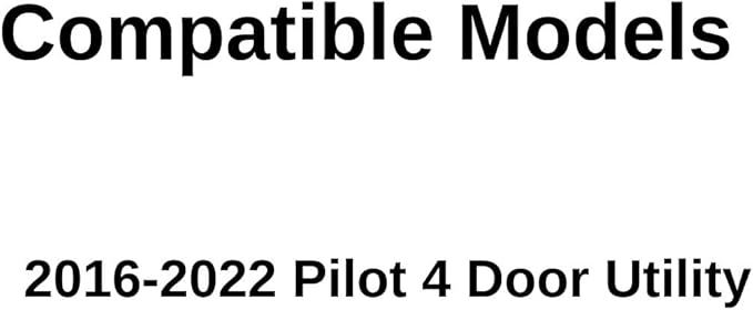W/ Navigation Feature Tempered Driver Left Side Quarter Window Quarter Glass Compatible with Honda Pilot 2016-2022 Models