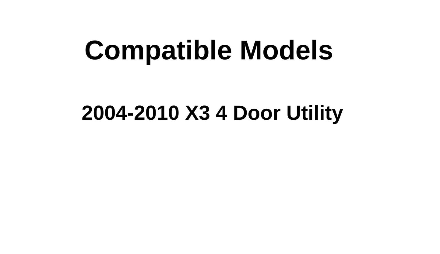 Tempered Privacy Passenger Right Side Rear Vent Window Glass Compatible with BMW X3 2004-2010