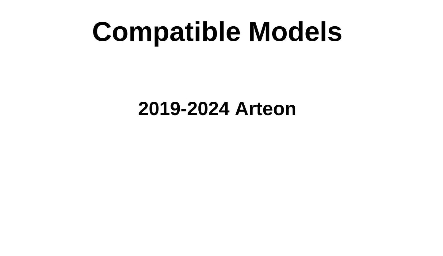 Driver Left Side Rear Door Window Door Glass Compatible with Volkswagen Arteon 2019-2024 Models