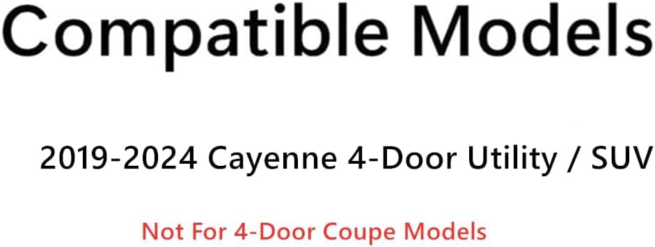 Laminated Heated 3-Connectors Style Rear Tailgate Liftgate Window Back Glass Compatible with Porsche Cayenne 2019-2024 4-Door Utility / SUV Models (Not For Coupe)