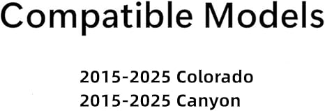 Heated Back Window Back Glass Compatible with Chevrolet Colorado/GMC Canyon 2015-2025