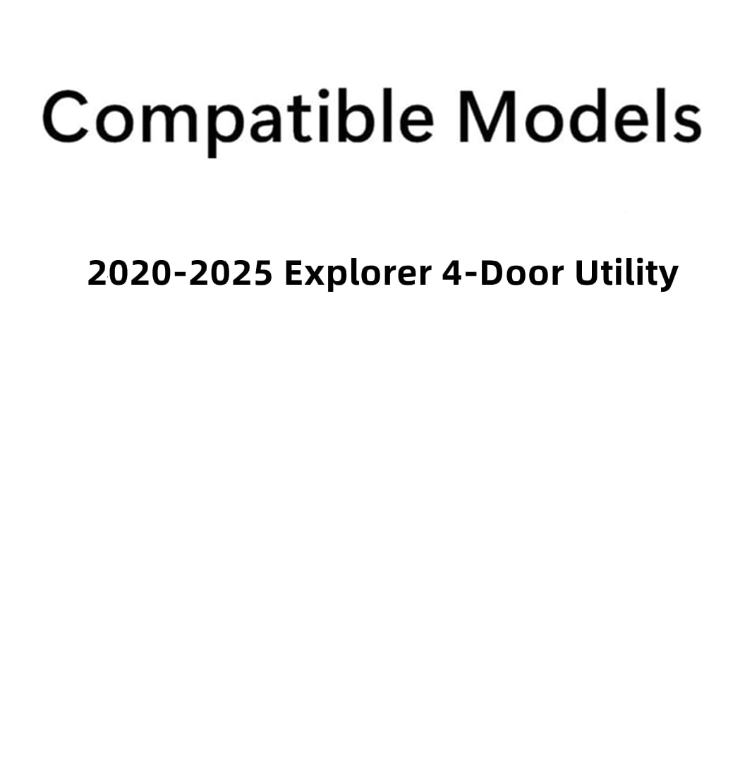 OE Privacy Driver Left Side Rear Vent Window Vent Glass Compatible with Ford Explorer 2020-2025 Models