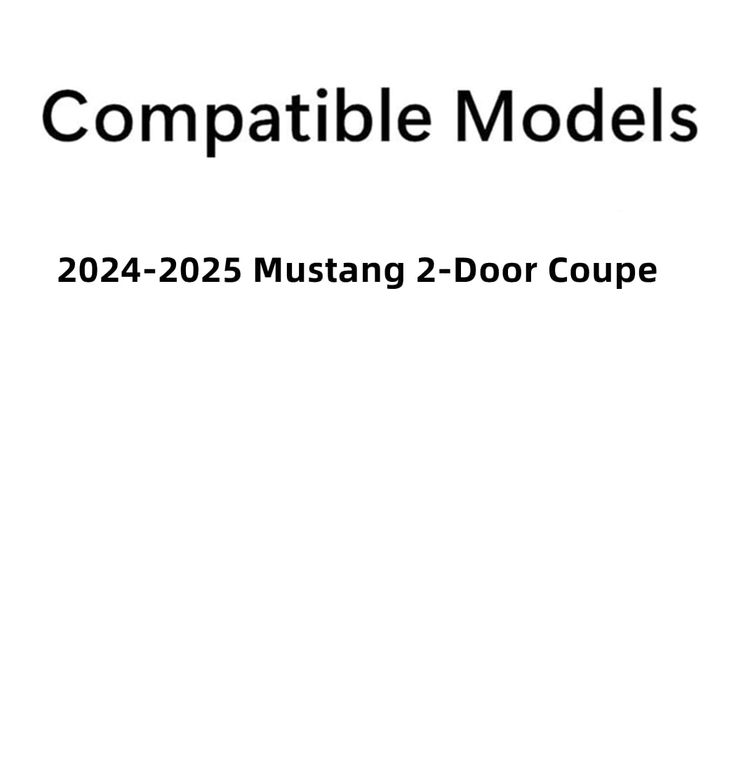 Heated Rear Back Window Back Glass Compatible with Ford Mustang 2-Door Coupe 2024-2025 Models