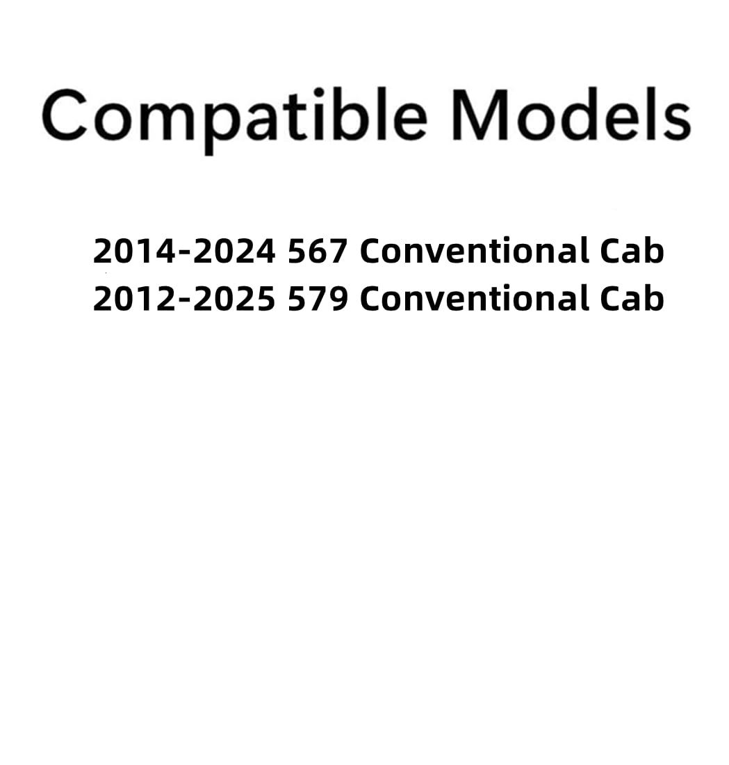 Back Window Back Glass Compatible with Peterbilt 579 2012-2025/567 2014-2024 Models