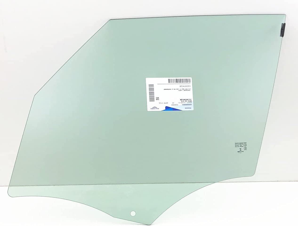 OEM Driver Left Side Front Door Window Door Glass Compatible with Fiat/Chrysler 500L 2014-2021 Models