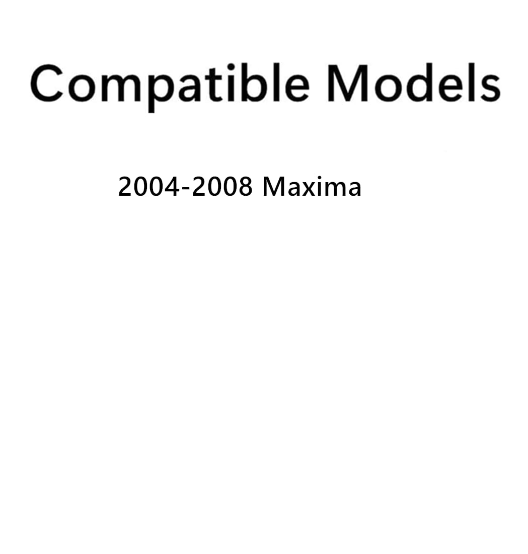 Tempered Driver Left Side Rear Vent Window Vent Glass Compatible with Nissan Maxima 2004-2008 Models Glass Only