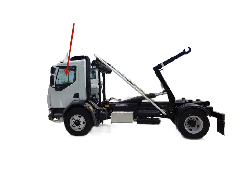 Tempered Driver Left Side Door Window Door Glass Compatible with Kenworth K260 K270 K360 K370 2007-2024 / KW45 KW55 2004-2010 / Peterbilt 210 220 2007-2010 Models