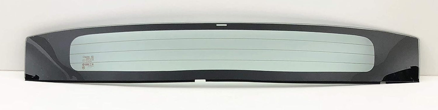 Clear Tempered Heated Lower Back Window Back Glass Compatible with Toyota Prius 2016-2022 Models (Not For Prius Prime, C, Or V)