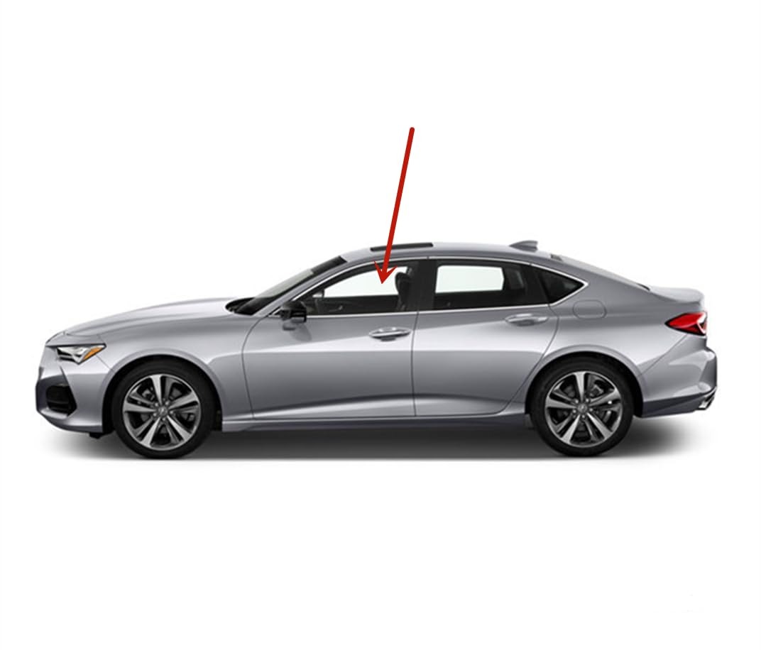 Tempered Driver Left Side Front Door Window Door Glass Compatible with Acura TLX 2021-2025 Models