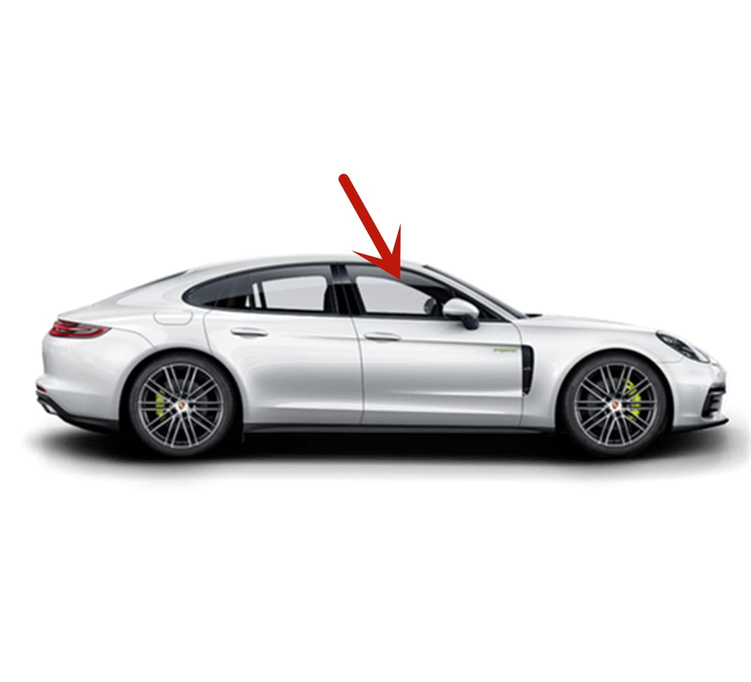 Tempered Passenger Right Side Front Door Window Door Glass Compatible with Porsche Panamera 2017-2023 Models