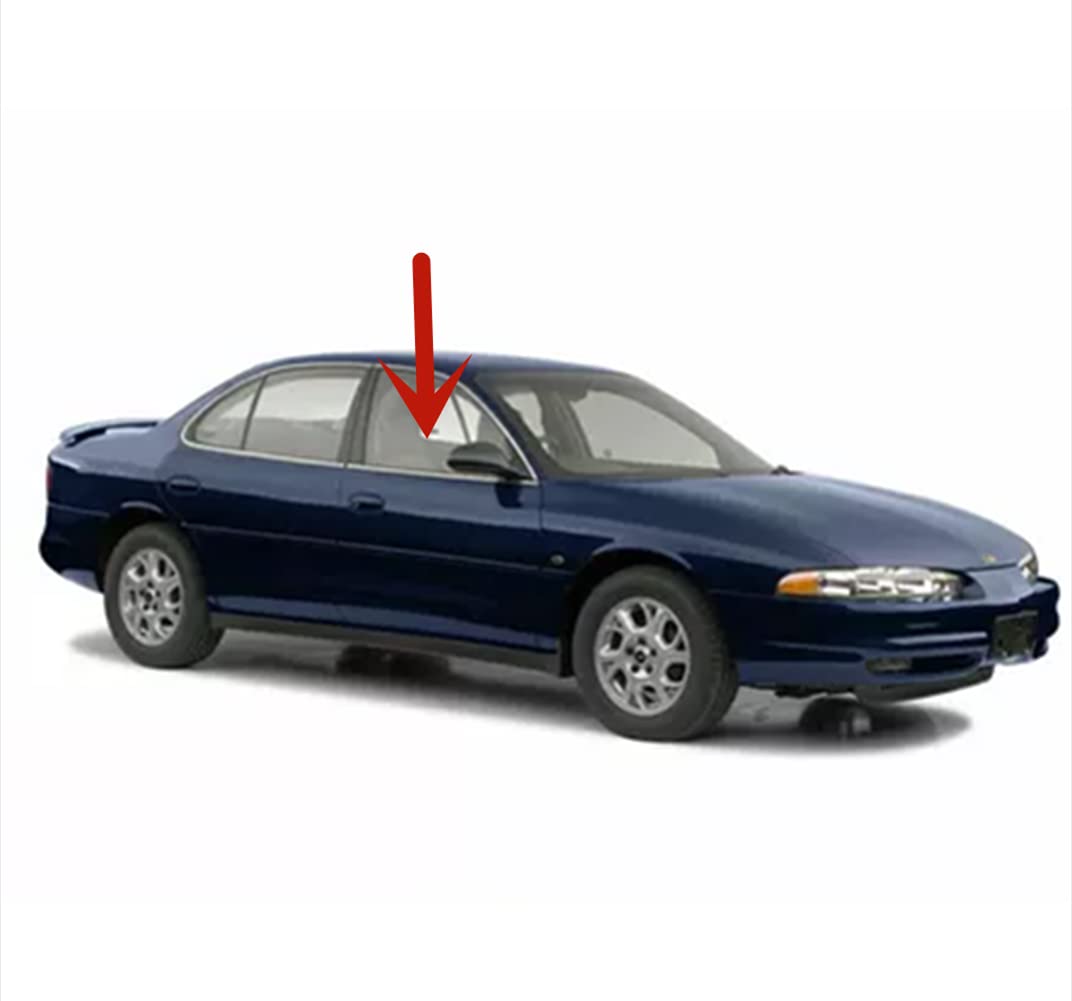 Passenger Right Side Front Door Window Door Glass Compatible with Oldsmobile Intrigue 4 Door Sedan 1998-2002 Models