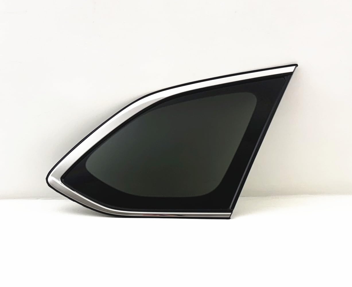 Passenger Right Side Rear Quarter Window Quarter Glass Compatible with Mazda CX-9 2016-2023 Models
