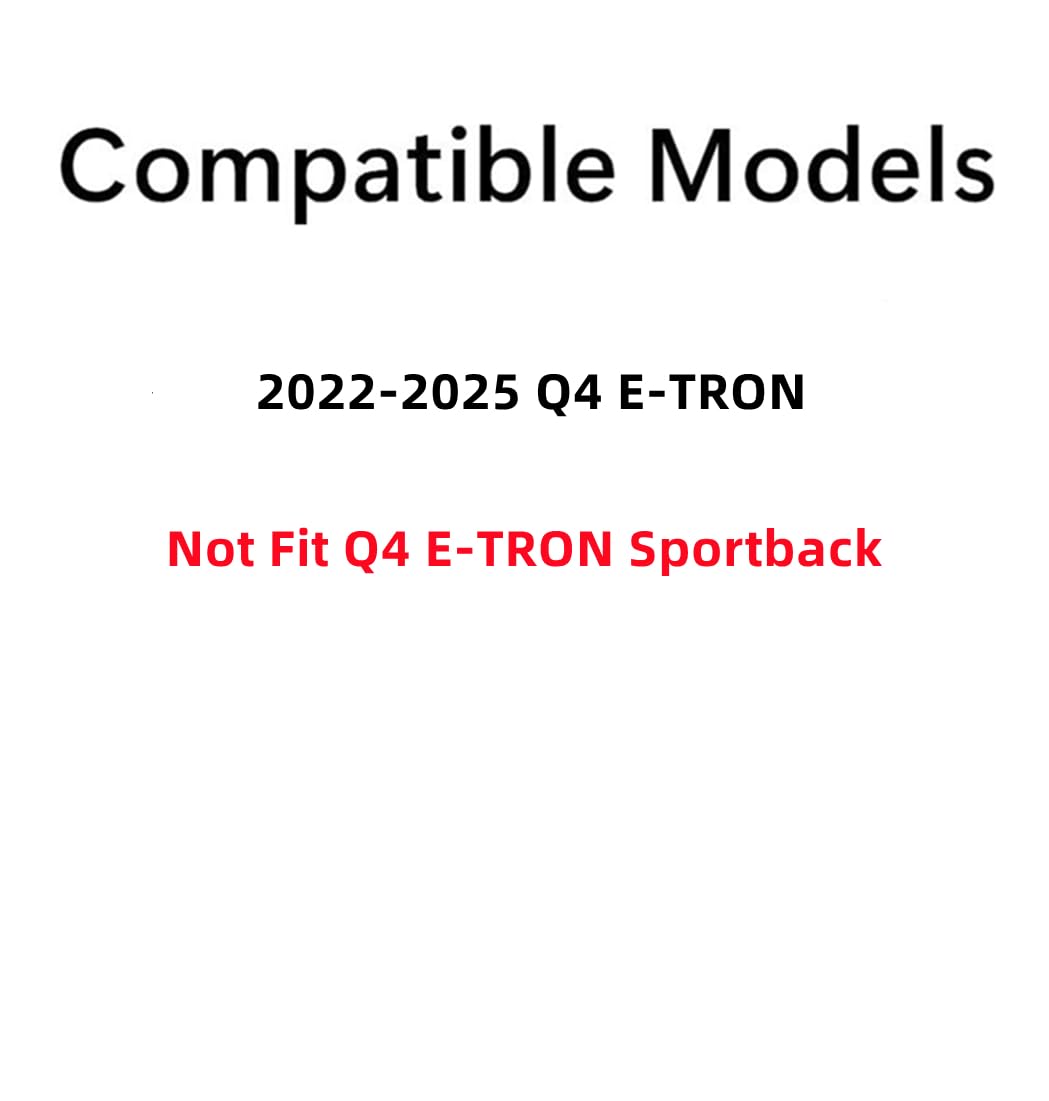 Heated Rear Back TailGate LiftGate Window Back Glass Compatible with Audi Q4 E-TRON 2022-2025 Models (Not For Sportback Model)