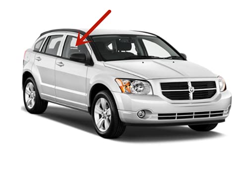 Passenger Right Side Front Door Window Door Glass Compatible with Dodge Caliber 2007-2012 Models