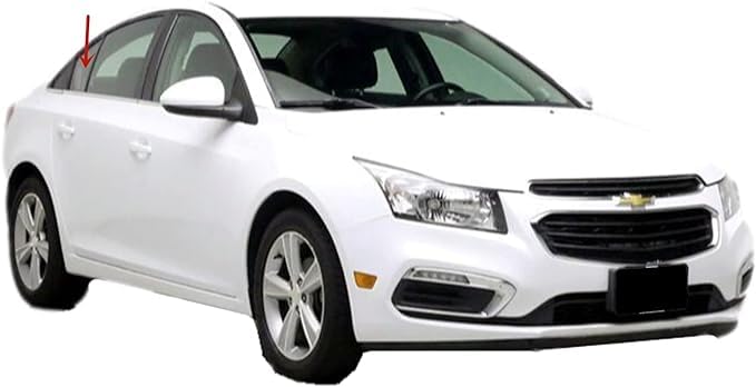 Passenger Right Side Rear Vent Window Vent Glass Compatible with Chevrolet Cruze 2010-2015 / Cruze Limited 2016 4 Door Sedan Vehicle Models