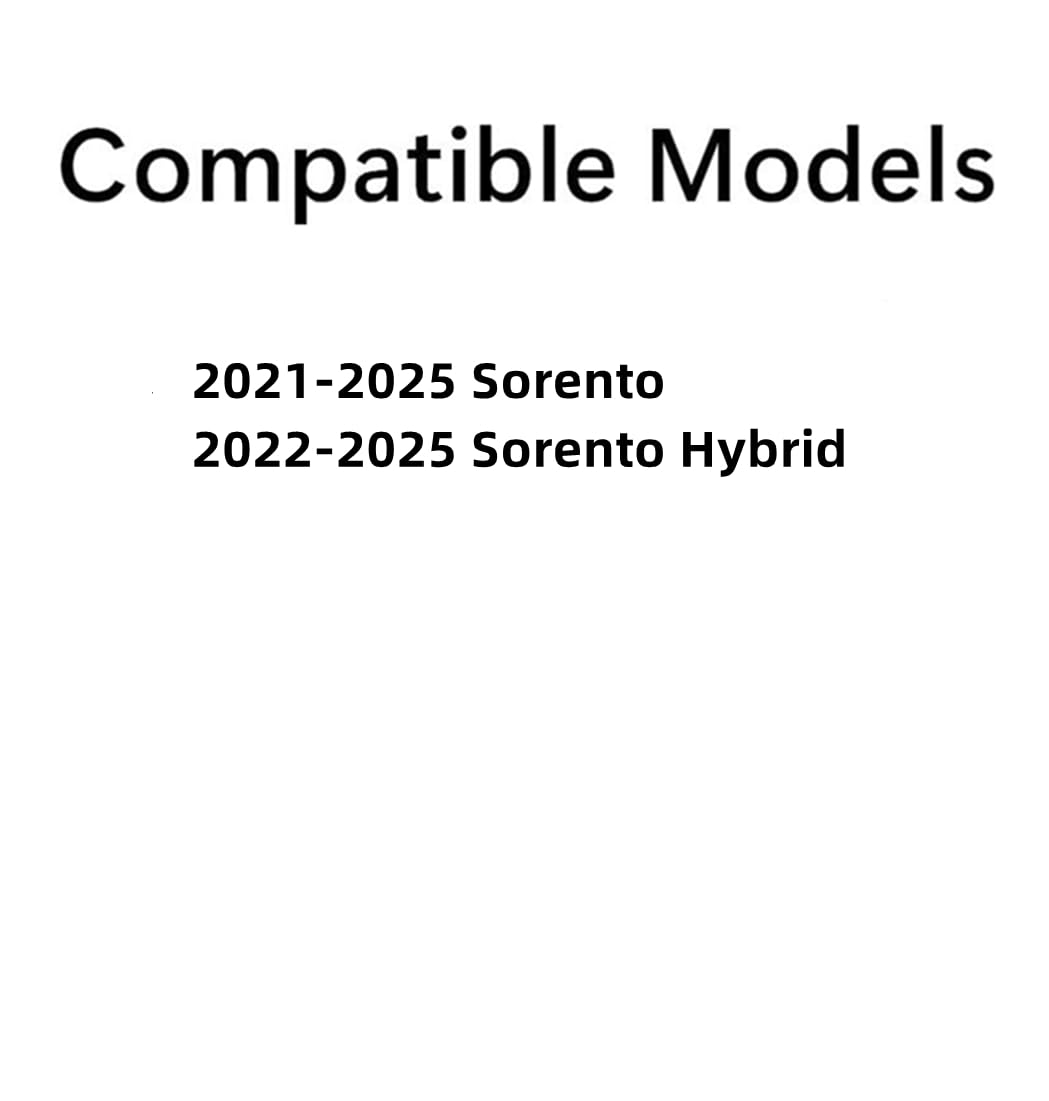 Tempered Driver Left Side Front Door Window Door Glass Compatible with Kia Sorento 2021-2025 Models