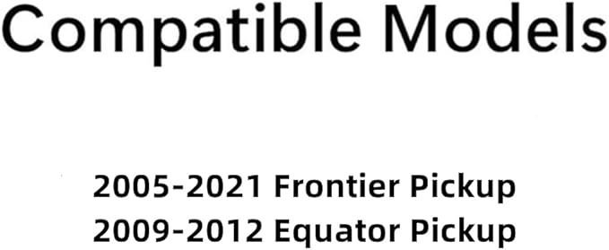 Driver Left Side Front Door Window Door Glass Compatible with Suzuki Equator 2009-2012 Models/Nissan Frontier Pickup 2005-2021 Models