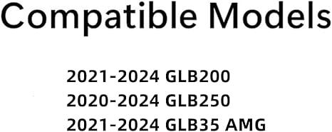 Tempered Driver Left Side Front Door Window Door Glass Compatible with Mercedes Benz GLB-Class GLB200 GLB250 GLB35AMG 2020-2024 Models