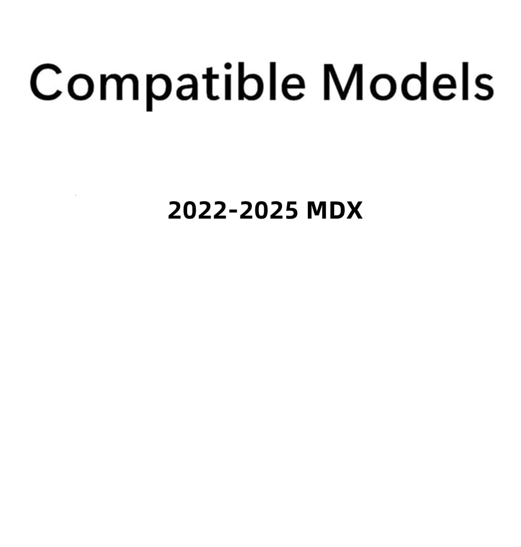 Tempered Driver Left Side Rear Door Window Door Glass Compatible with Acura MDX 2022-2025 Models