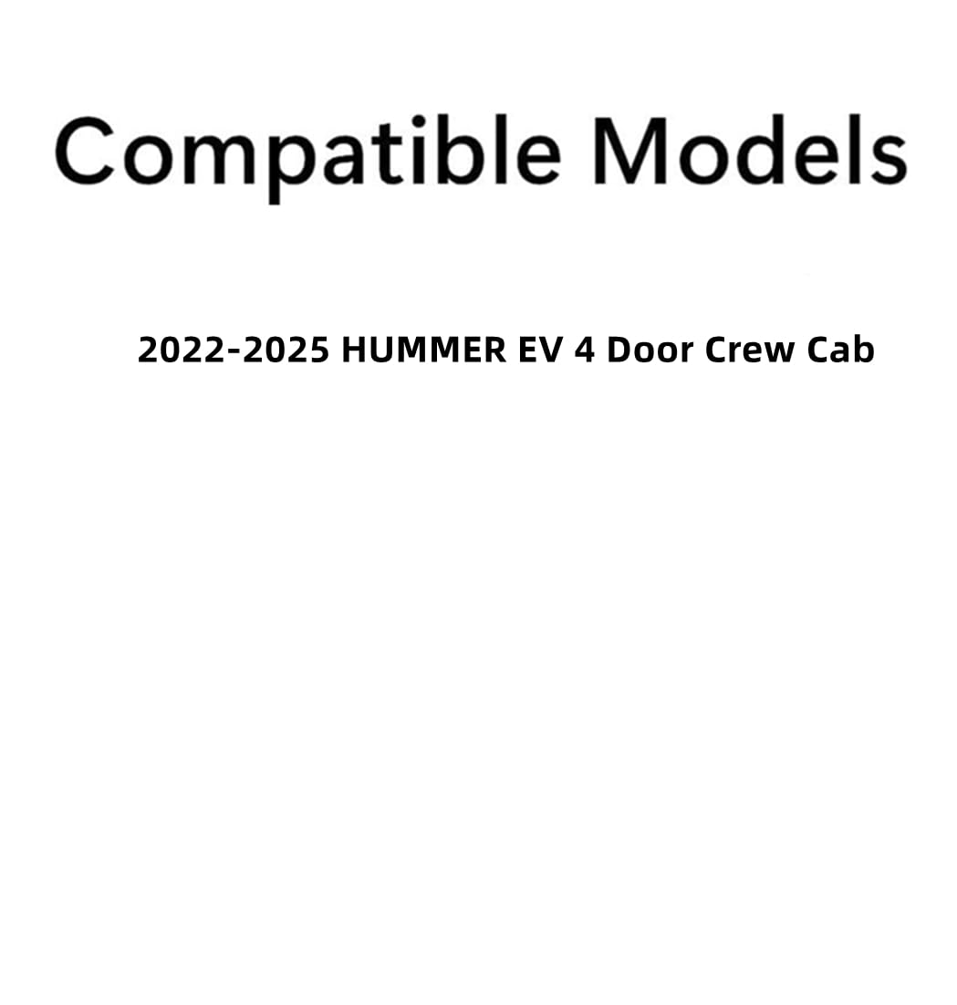 Heated Rear Back Window Back Glass Compatible with GMC HUMMER EV Pickup 2022-2025 Models (Not For SUV)