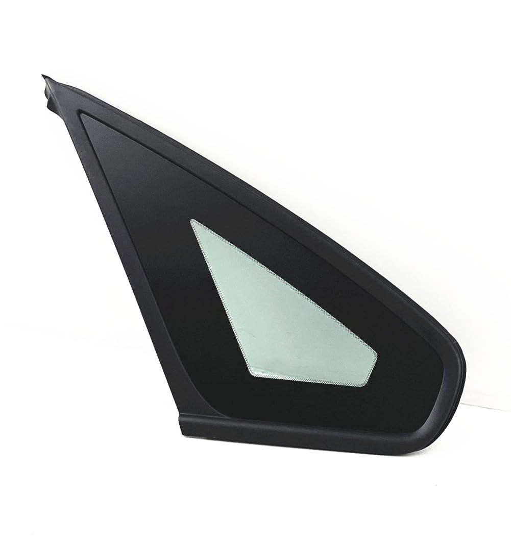 Tempered Driver Left Side Quarter Window Quarter Glass Compatible with Volvo S40 2005-2011 / S40 2.4L 2.5L 2004 Models (Not For 2004 S40 1.9L)