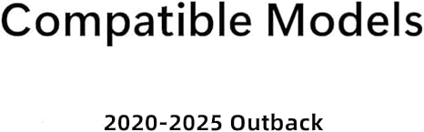 Driver Left Side Rear Door Window Door Glass Compatible with Subaru Outback 2020-2025 Models