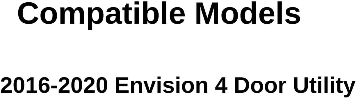 Chrome Moulding Style Driver Left Side Quater Window Quarter Glass Compatible with Buick Envision 2016-2020 Models