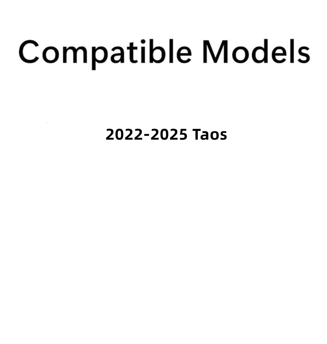 Tempered Driver Left Side Rear Door Window Door Glass Compatible with Volkswagen Taos 2022-2025 Models