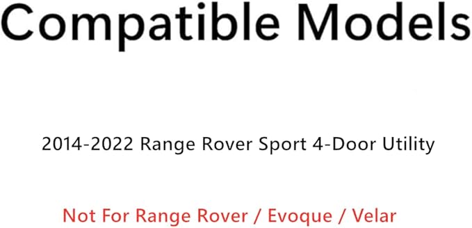 Passenger Right Side Front Door Window Door Glass Compatible with Range Rover Sport 2014-2022