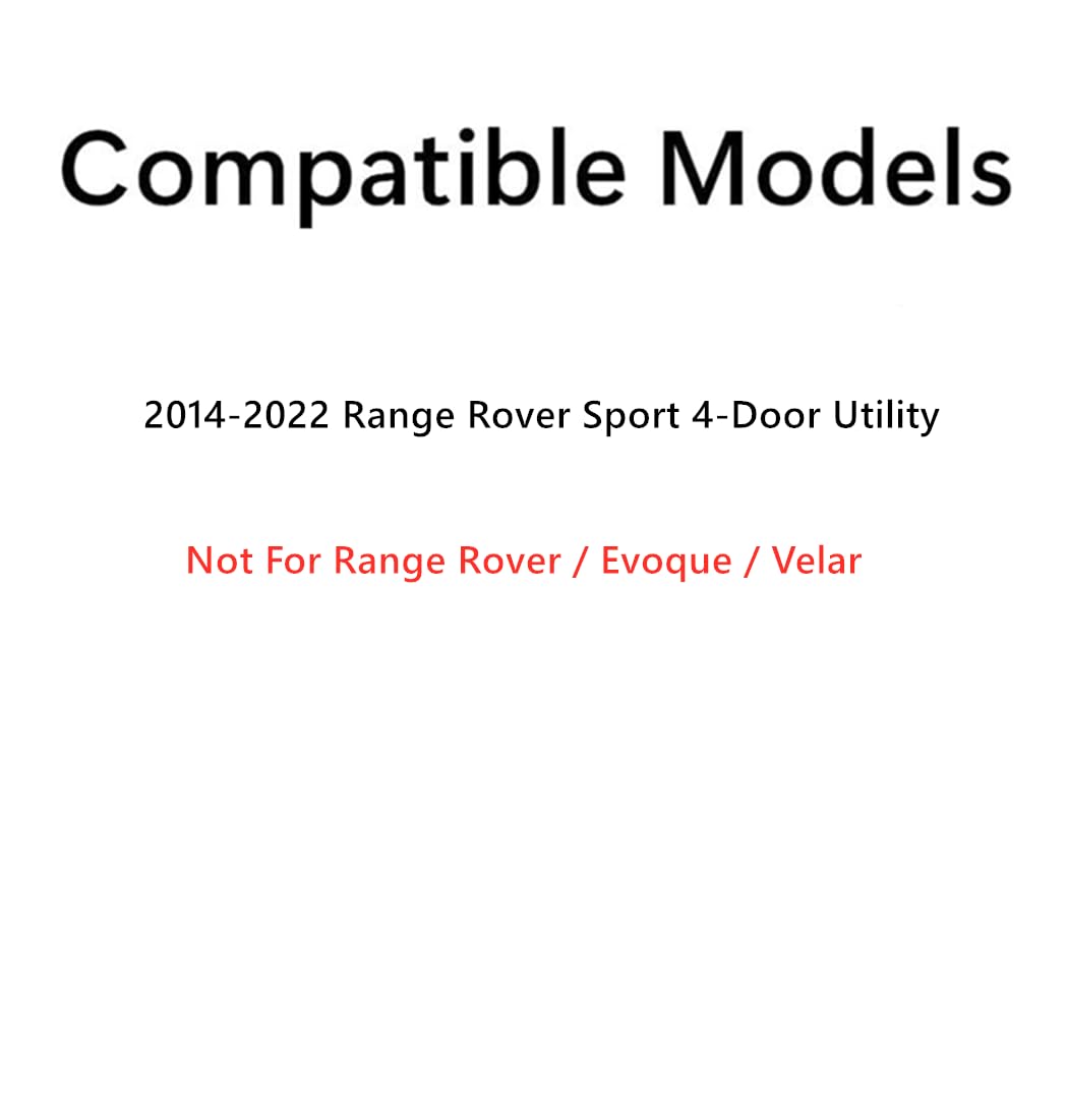 Tempered Driver Left Side Rear Door Window Glass Compatible with Range Rover Sport 2014-2022 Models