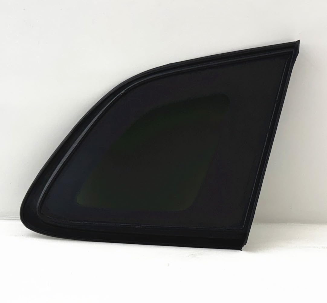 Chrome Molding Style Driver Left Side Quarter Window Quarter Glass Compatible with Jeep Cherokee 2014-2018 Models (Not For Grand Cherokee)