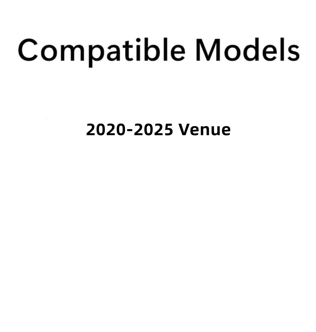 Tempered Driver Left Side Rear Door Window Door Glass Compatible with Hyundai Venue 2020-2025 Models