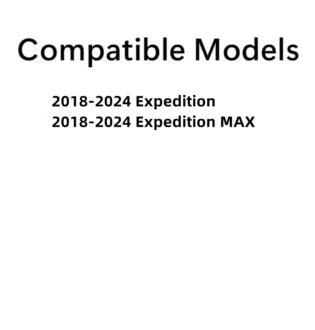 Tempered Driver Left Side Rear Door Window Door Glass Compatible with Ford Expedition / Expedition MAX 2018-2024 Models