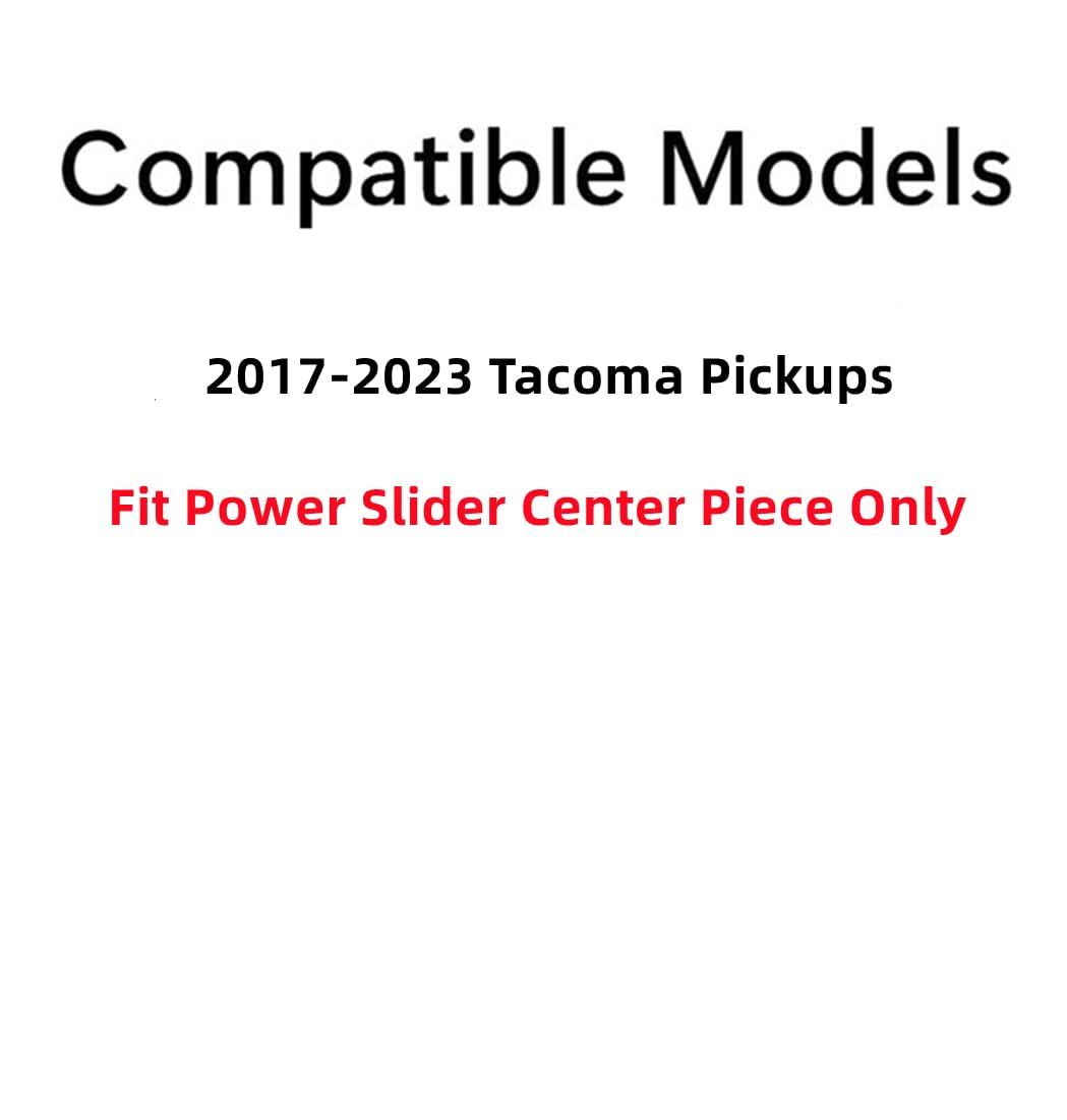 OE Back Power Slider Window Glass Center Piece Only Compatible with Toyota Tacoma Pickup 2017-2023 Models