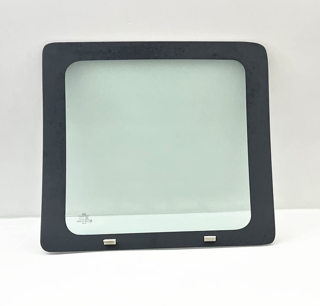 Stationary Driver Left Side Hinged Door Window Door Glass Compatible with Chevrolet Express/GMC Savana 2003-2025 Models