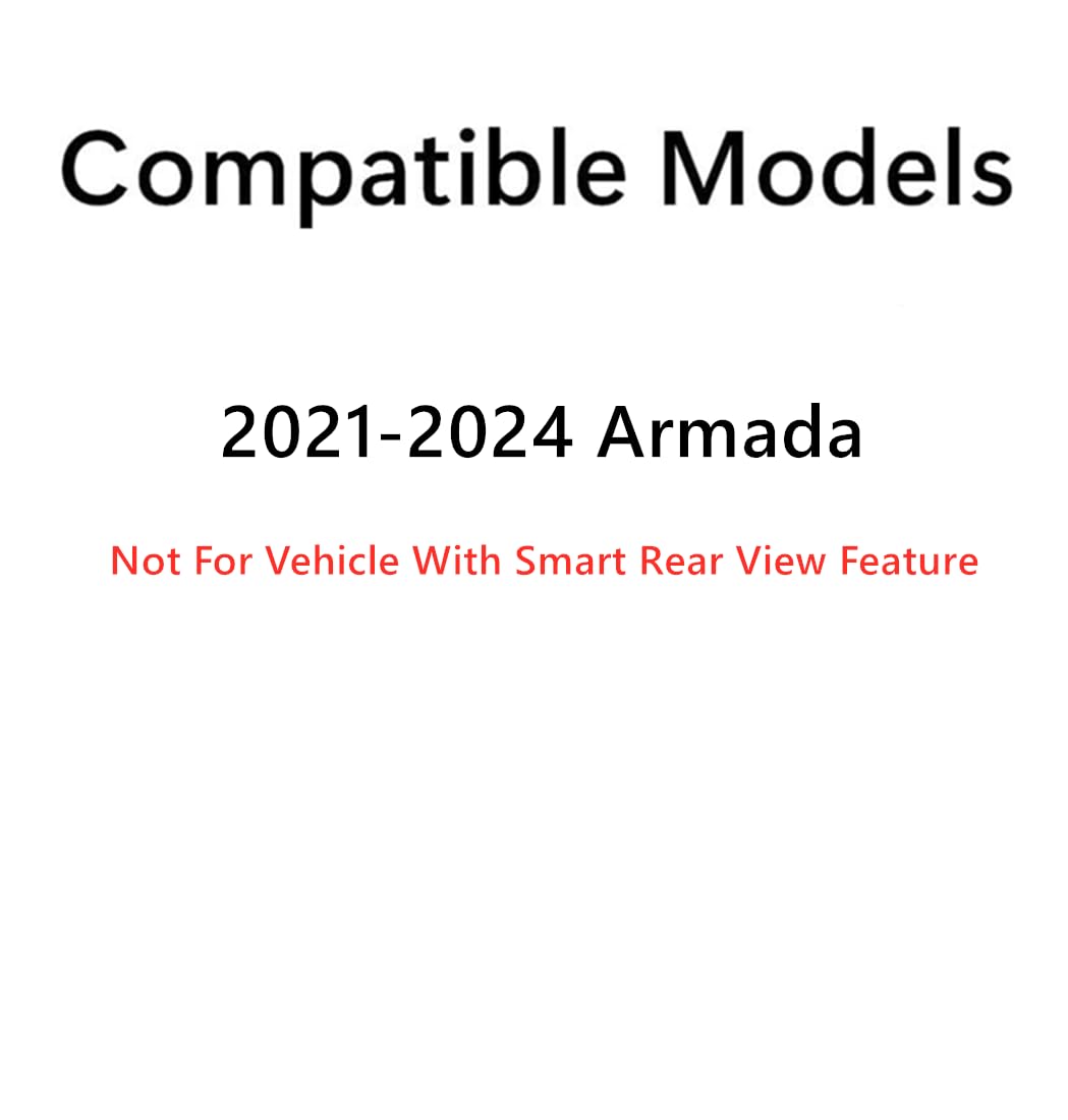 Heated Back Tailgate Window Back Glass Compatible with Nissan Armada 2017-2024 Models