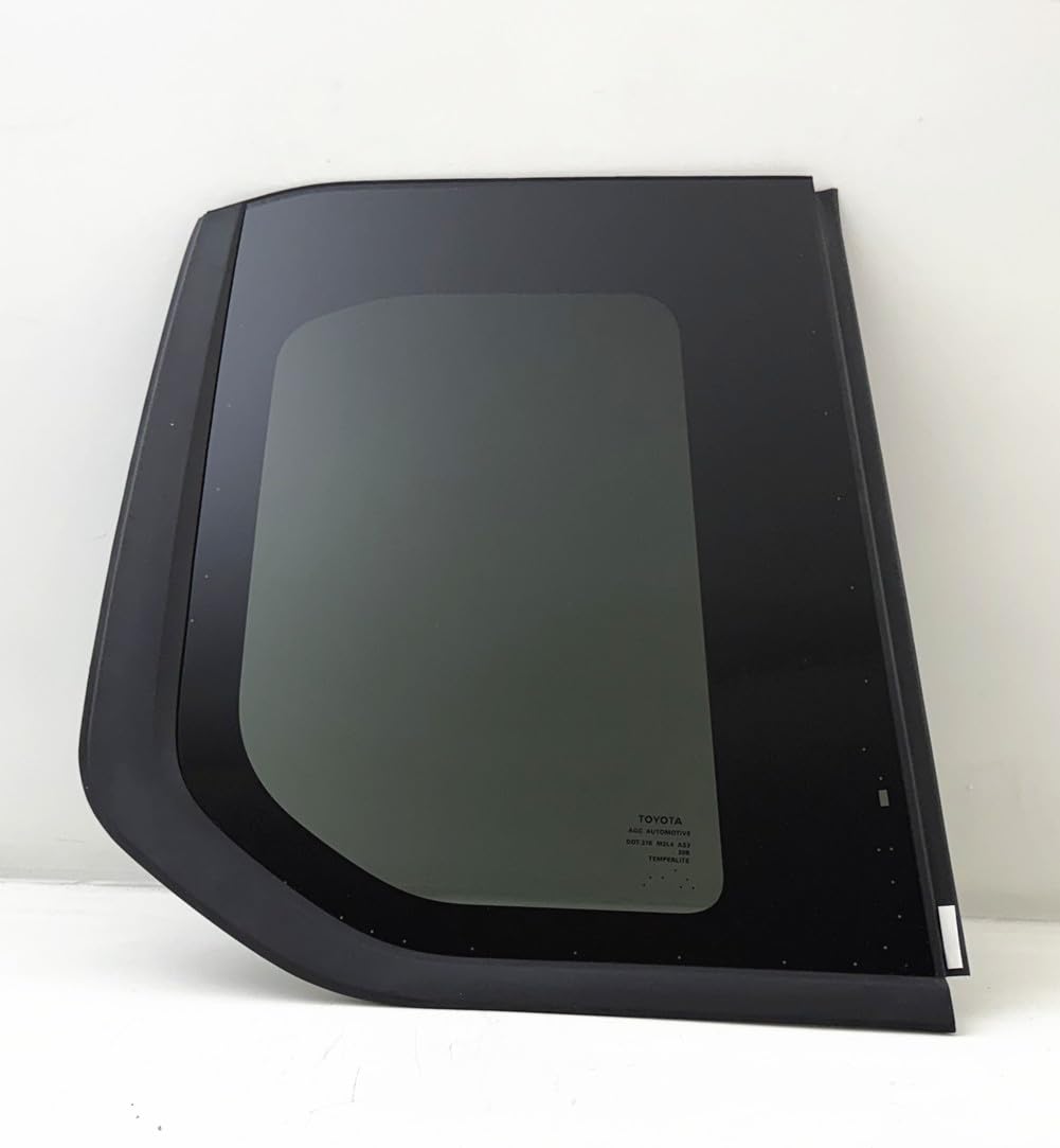 OEM Passenger Right Side Quarter Window Quarter Glass Compatible with Toyota Tacoma Pickup 2-Door Extended Cab 2024-2025 Models