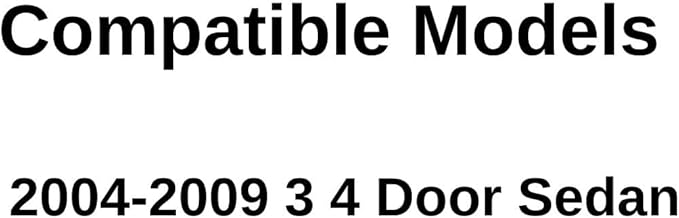 Passenger Right Side Rear Vent Window Vent Glass Compatible with Mazda 3 4 Door Sedan 2004-2009 Models