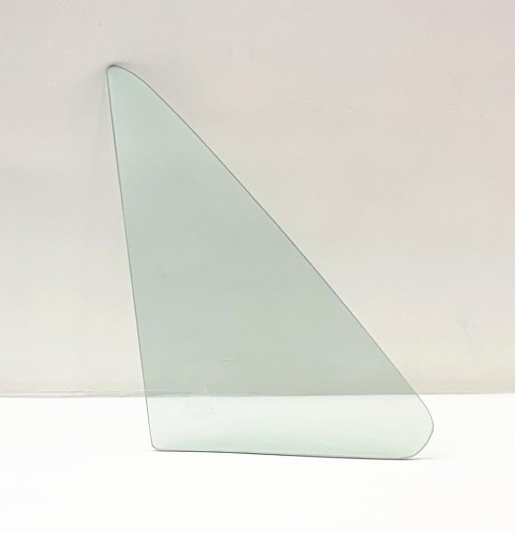 Stationary Tempered Passenger Right Side Front Vent Window Vent Glass Compatible with Volkswagen Cabriolet 1985-1993 / Rabbit Jetta 1975-1984 Models (Not For Rabbit Pickup)