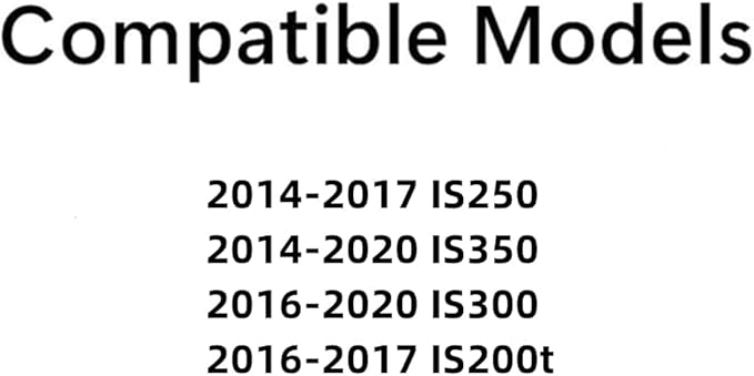 Passenger Right Side Front Door Window Door Glass Compatible with Lexus IS250 / IS350 / IS300 / IS200t 4 Door Sedan 2014-2020 Models