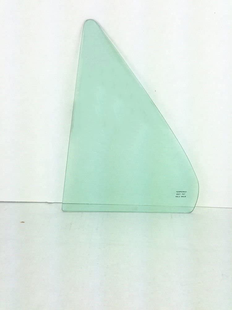 Driver Left Side Rear Vent Window Vent Glass Compatible with Toyota Corolla 4 Door Sedan 1988-1992 Models