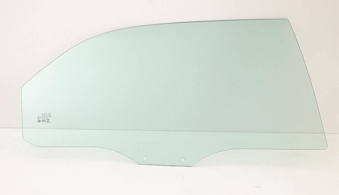 Passenger Right Side Rear Door Window Door Glass Compatible with Mazda 626 4 Door Sedan 1998-2002 Models