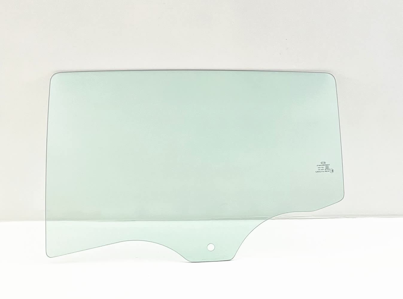 Tempered Driver Left Side Rear Door Window Door Glass Compatible with Chevrolet Spark 2016-2023 Models (Not For Spark Classic Mexico Models)