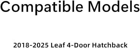 Driver Left Side Front Door Window Door Glass Compatible with Nissan Leaf 4 Door Hatchback 2018-2025 Models