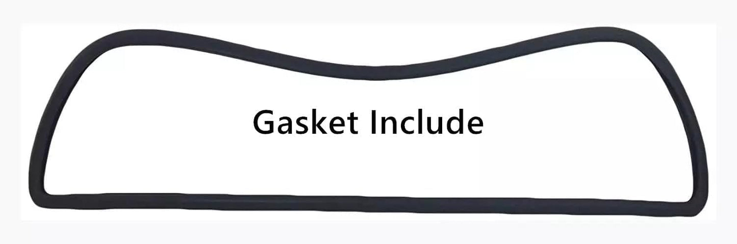 Gasket Included Stationary Rear Window Back Glass Clear Compatible with Nissan 850 Pickup 1986-1997 Models