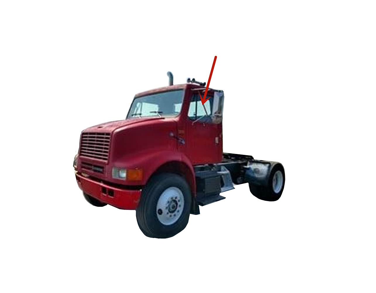 Front Door Window Door Glass Compatible with 1976-2003 Navistar 2200 1600-2100 2300-2600 3000 4600-4900 7100 8100-8300 Conventional Cab