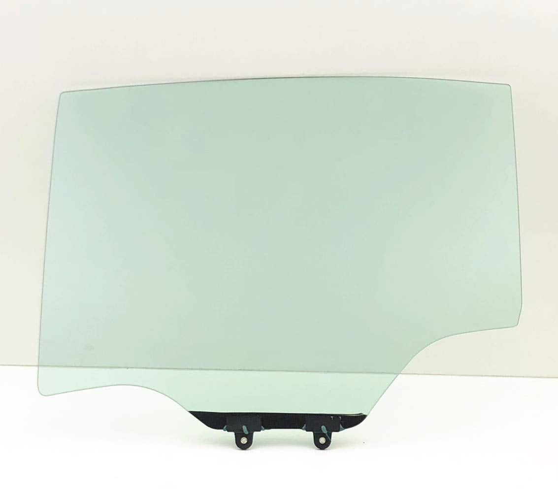 Driver Left Side Rear Door Window Door Glass Compatible with Saturn Ion 4 Door Sedan 2003-2007 Models